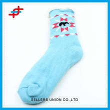 Solid color winter indoor socks for cute girls,quality and fashion socks of traditional pattern for 2016 winter bulk sale
